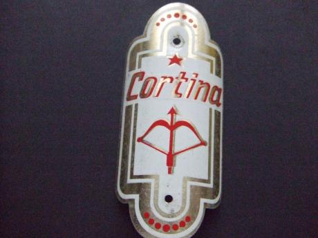 Cortina fietsen balhoofdplaatje